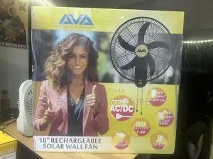 Ava 18" Rechargeable Solar Wall Fan
