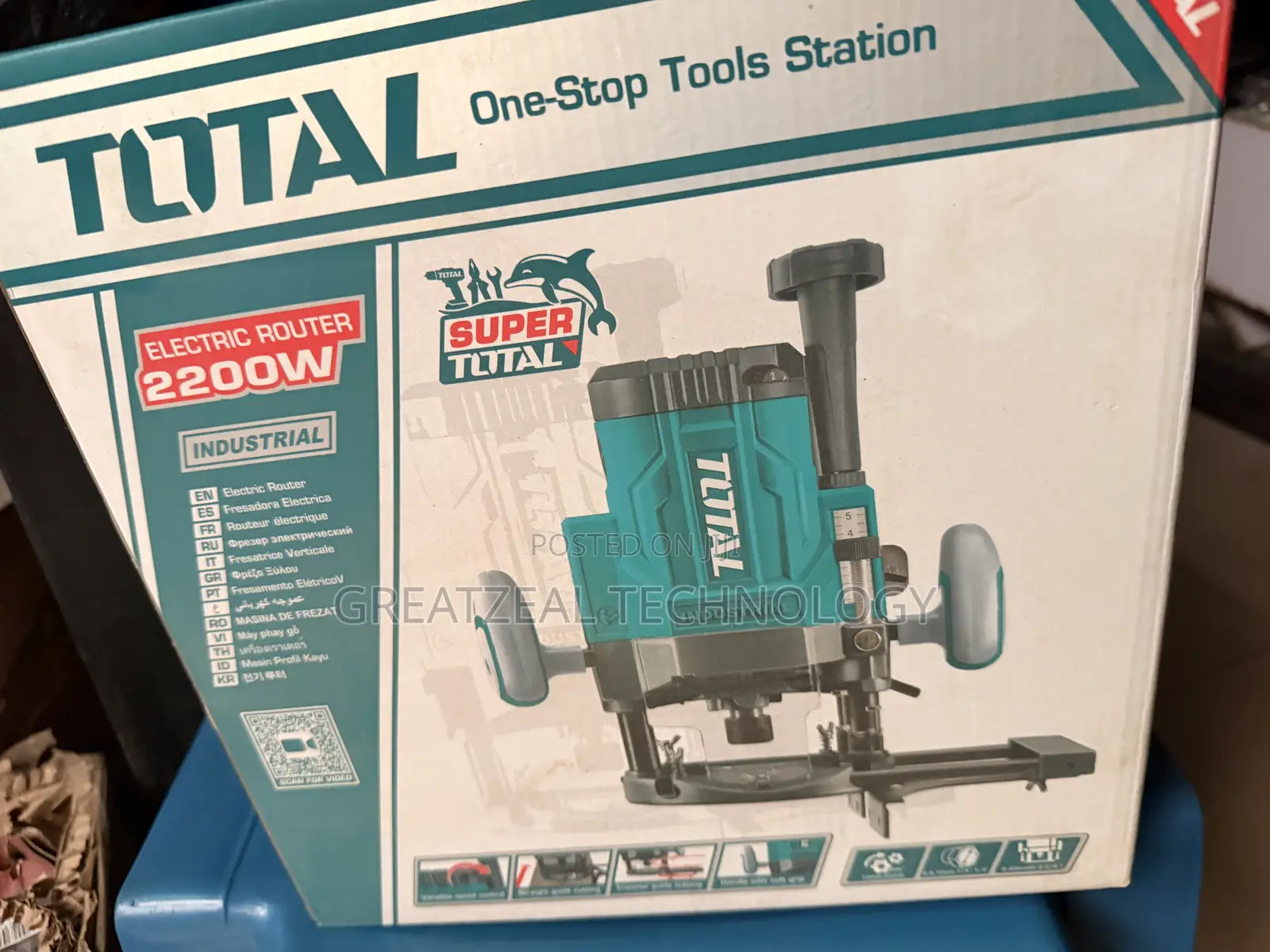 Total Electric Router Machine 2200w
