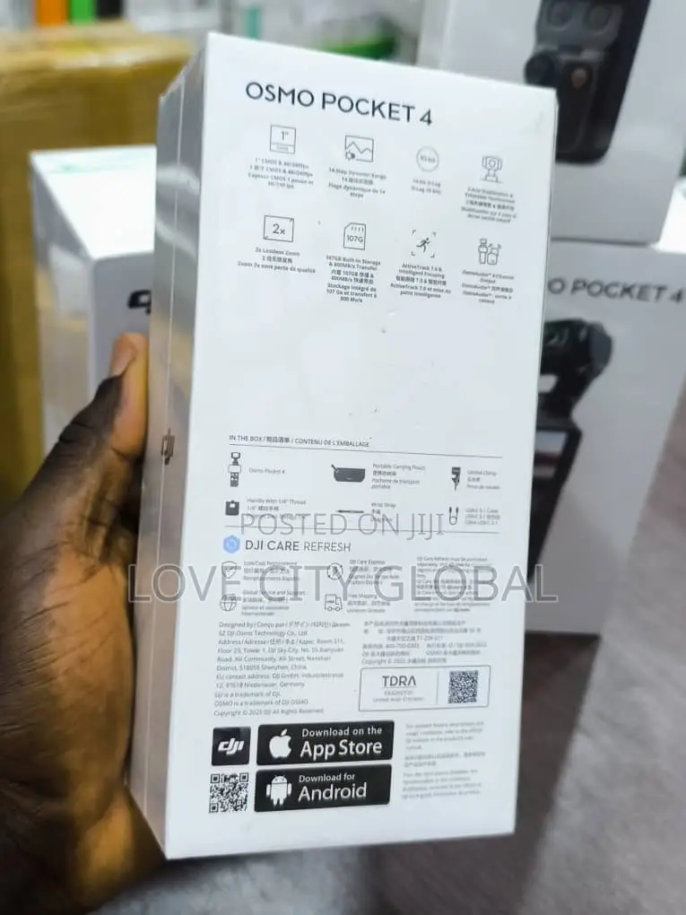 Dji Osmo Pocket 4 Action Camera Standard Version 3-Axis Stabilization