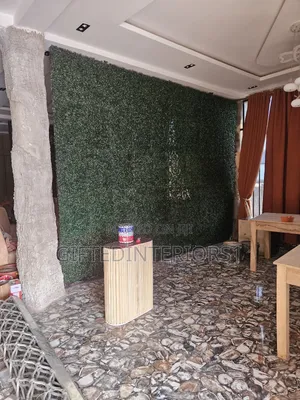 Faux Greenery Wall Panel or Artificial Boxwood-Style Greenery