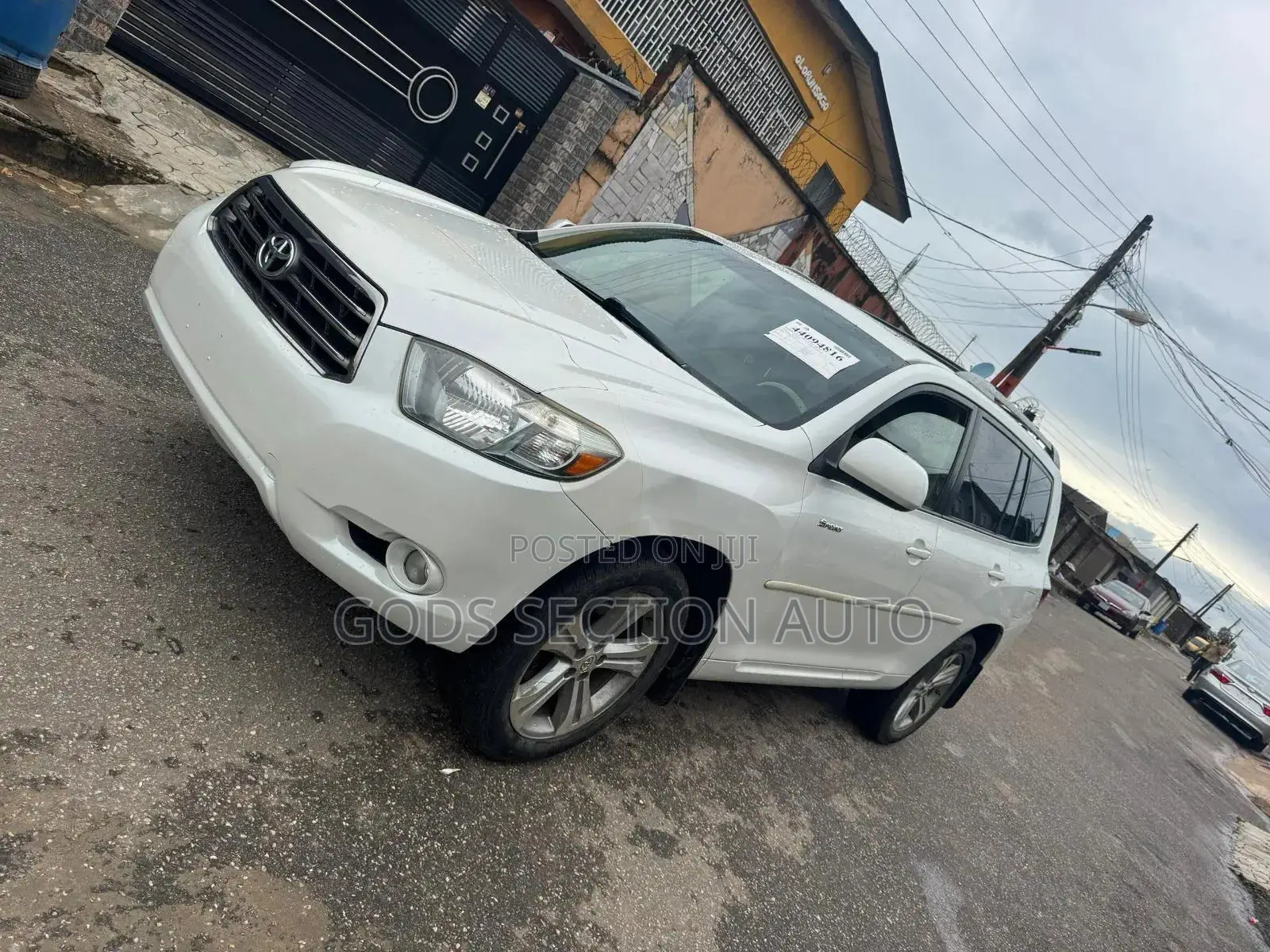 Toyota Highlander Base 2010 White