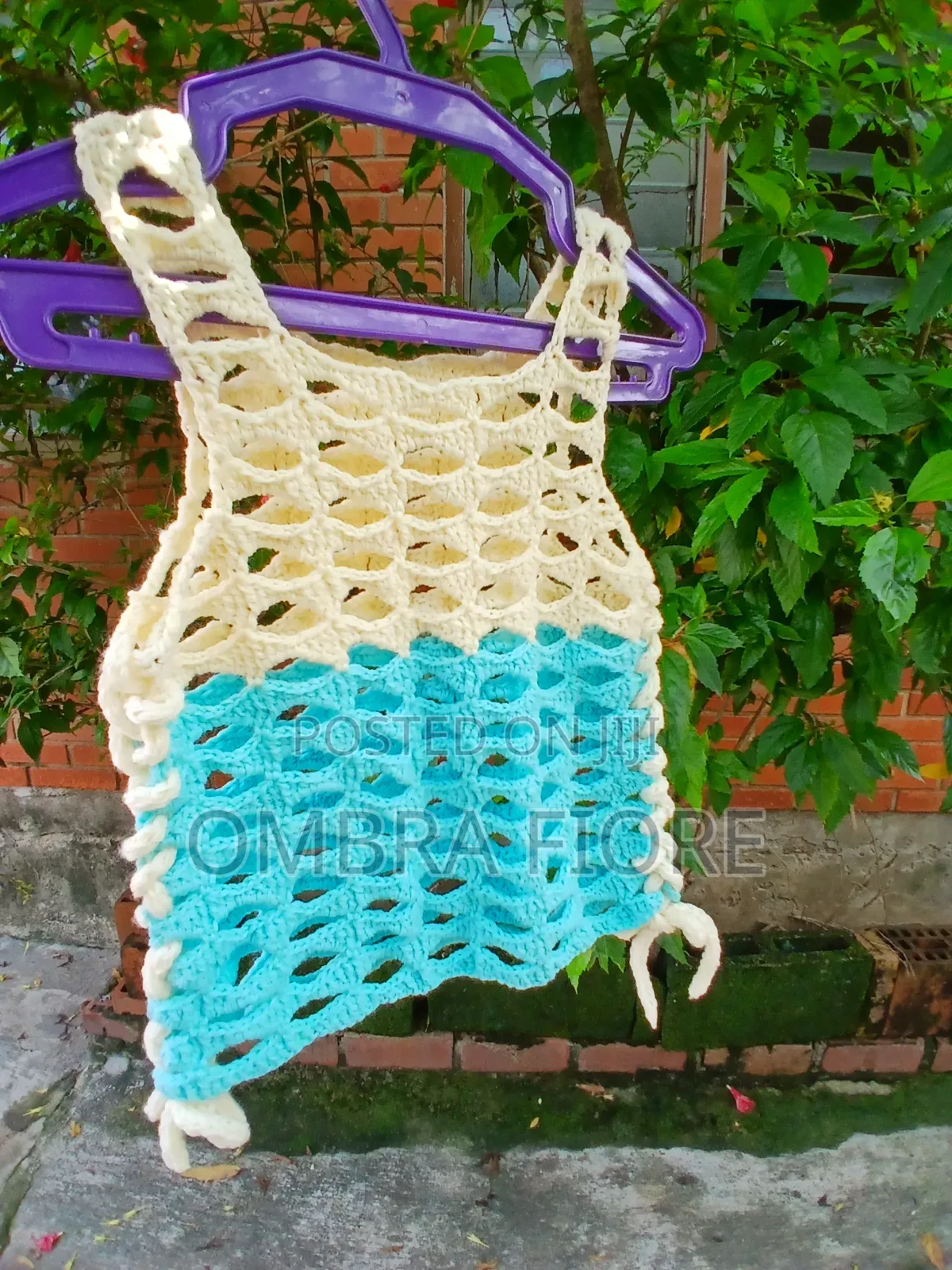 Ready Made Crochet Mesh Top