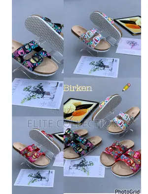 * Latest Birken Flip Slippers Colours: Black Red White Size: 37-42