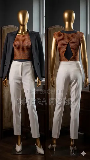 Ready Made Crochet Mesh Top