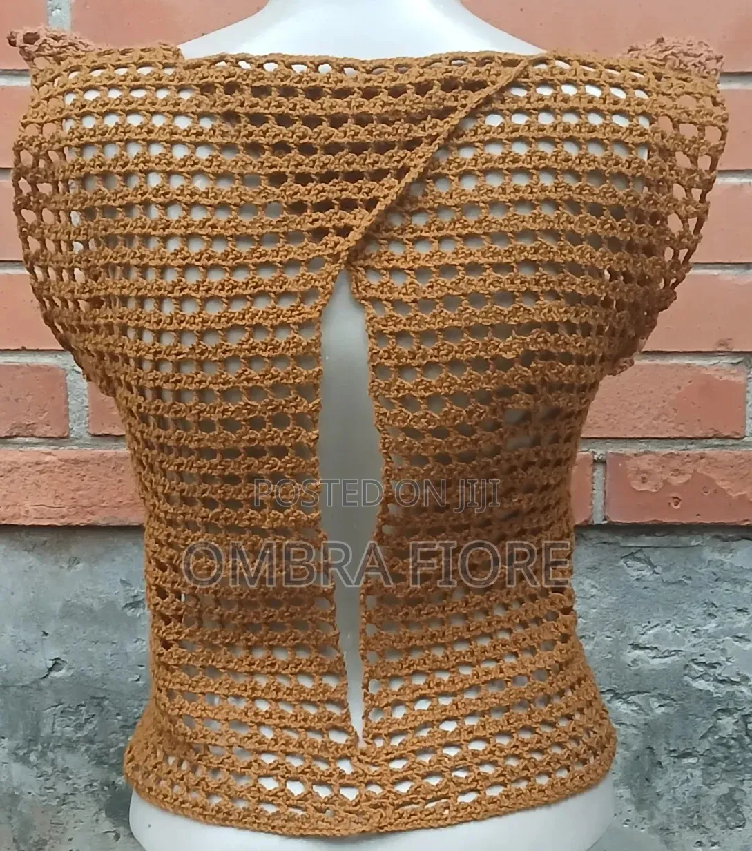 Ready Made Crochet Mesh Top