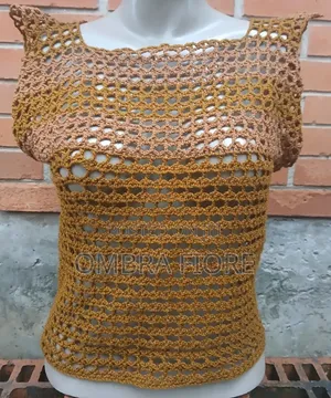 Ready Made Crochet Mesh Top