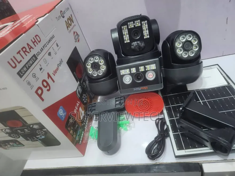 4 Views 4g Solar CCTV Camera