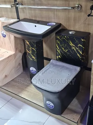 Black/Gold Executive Water Closet
