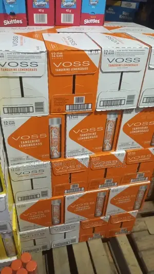 Voss Flavored Water 375ml X 12 Bottles