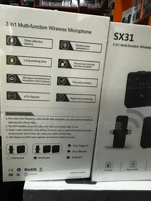 3-in-1 Multi-Function Wireless Microphone System.