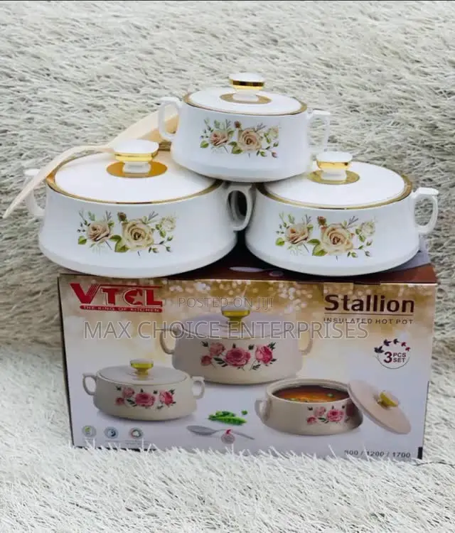 VCTL 3sets Food Warmer / Dinner Dish