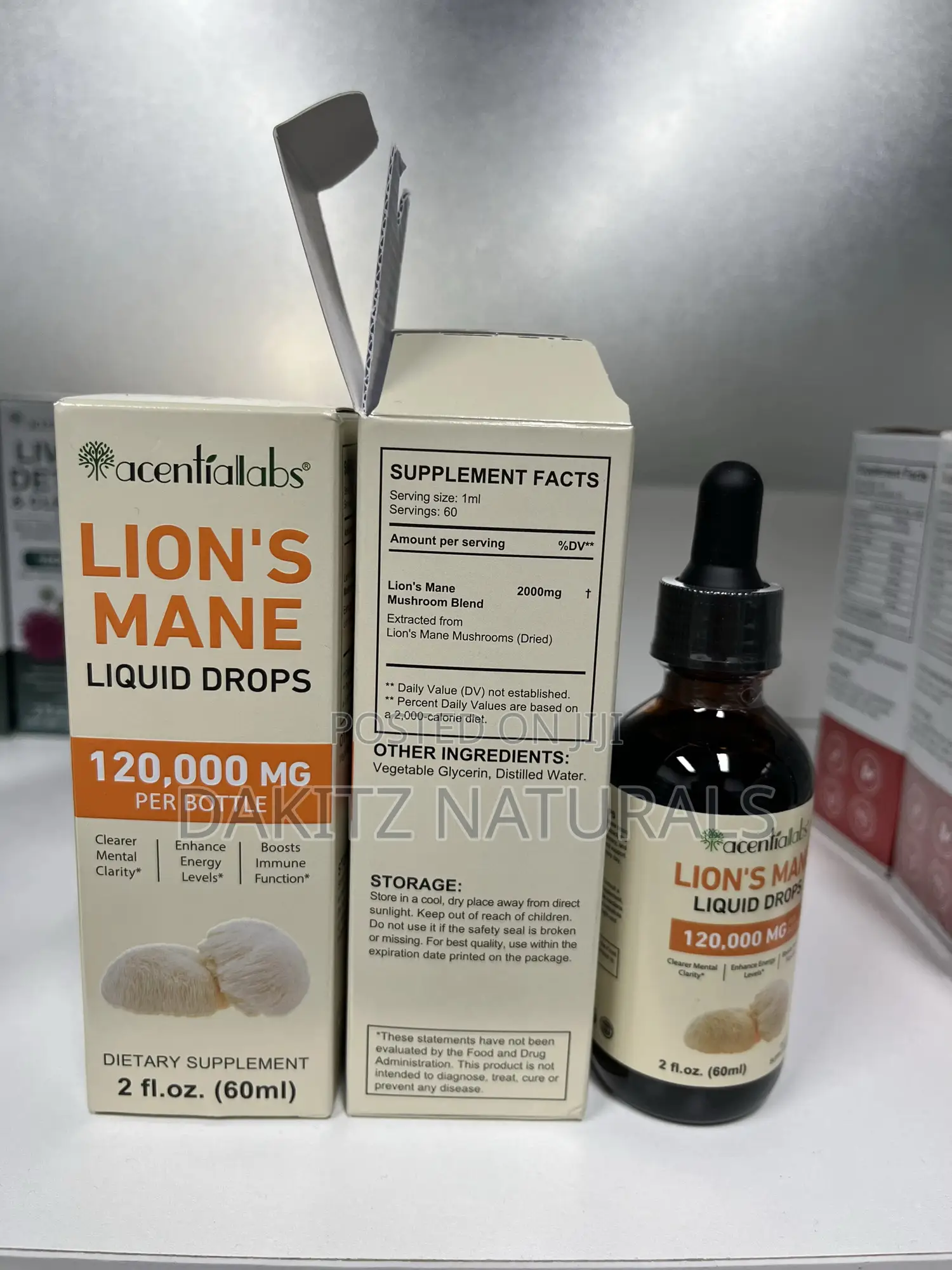 Lions Mane Liquid Drop 120,000mg
