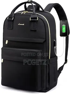 Lv Laptop Backpack for Women Girls, 15.6 Inch