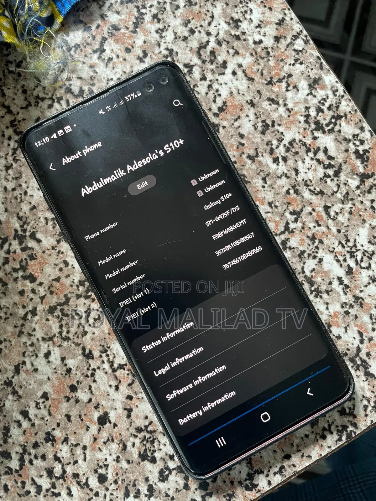 Samsung Galaxy S10 Plus 128 GB Red