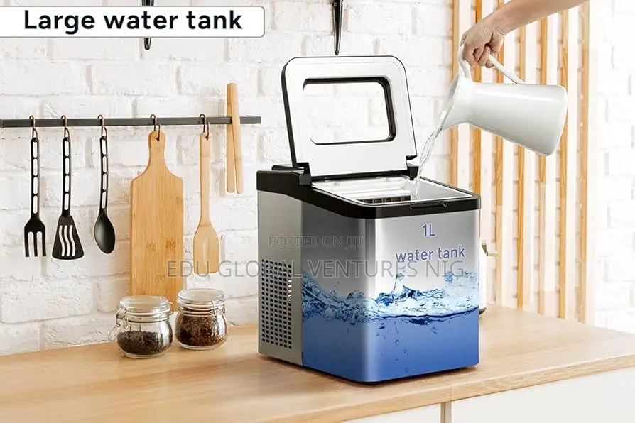 Kogan 25kg Ice Cube Maker Stainless Steel.