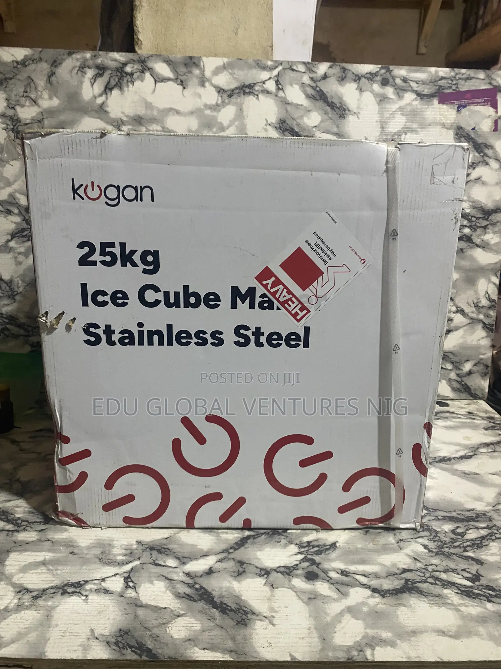 Kogan 25kg Ice Cube Maker Stainless Steel.