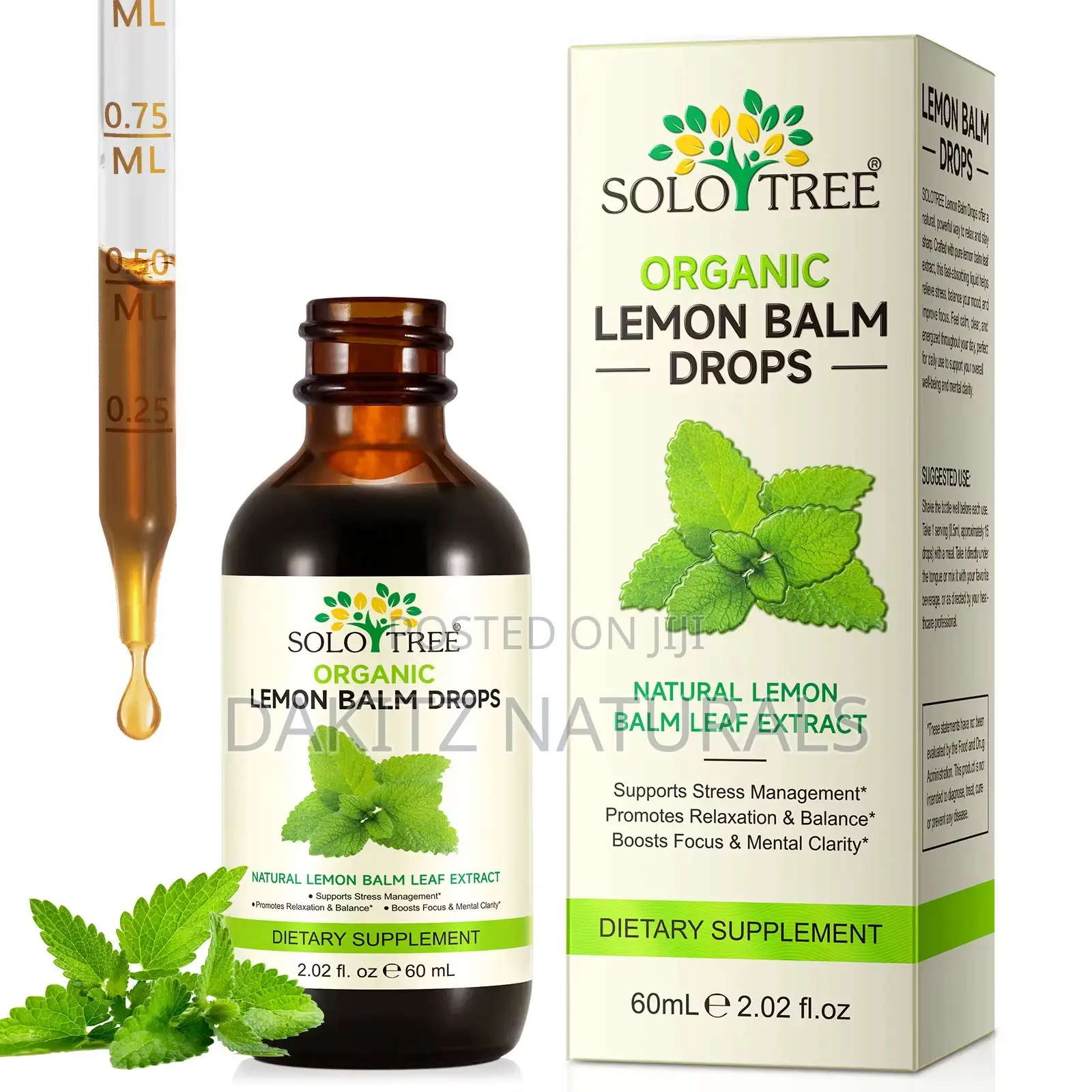 Organic Lemon Balm Drop