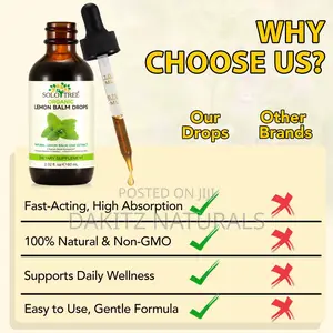 Organic Lemon Balm Drop