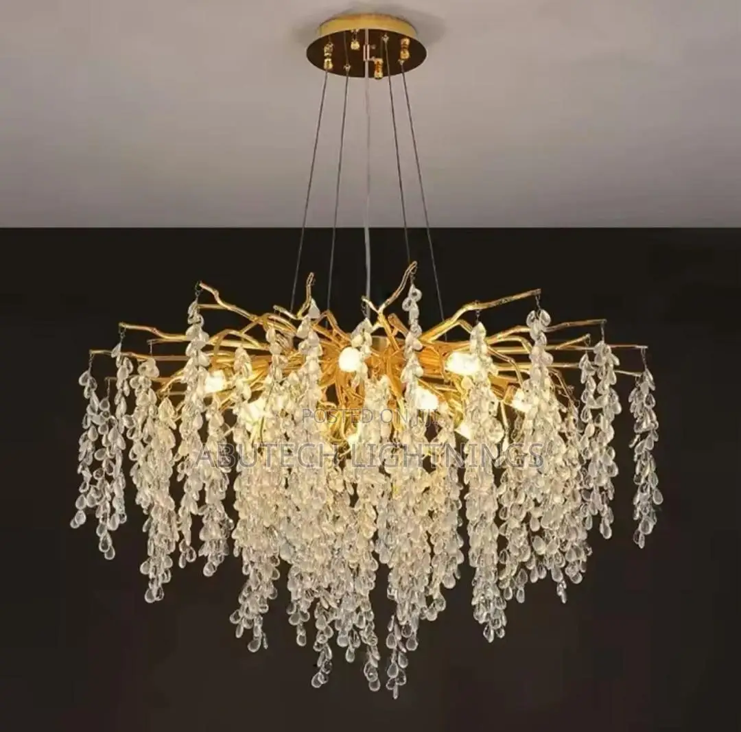 Crystal Gold Chandelier