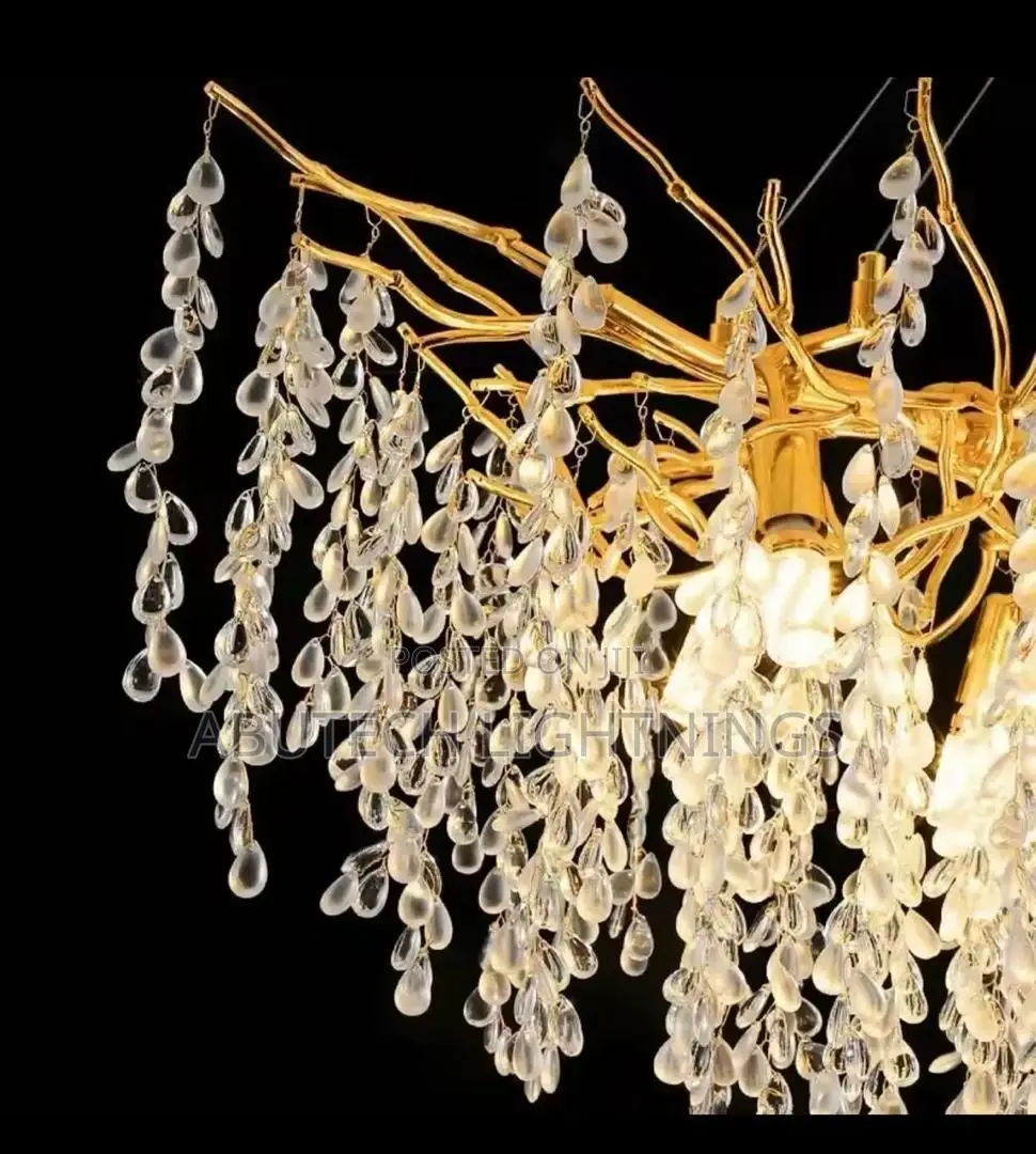 Crystal Gold Chandelier