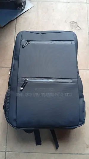 Black Multi-Compartment Backpack