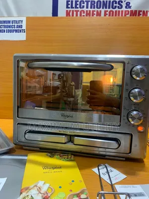 German 20ltrs Whirlpool Stainless Steel Convection Oven Glass Face
