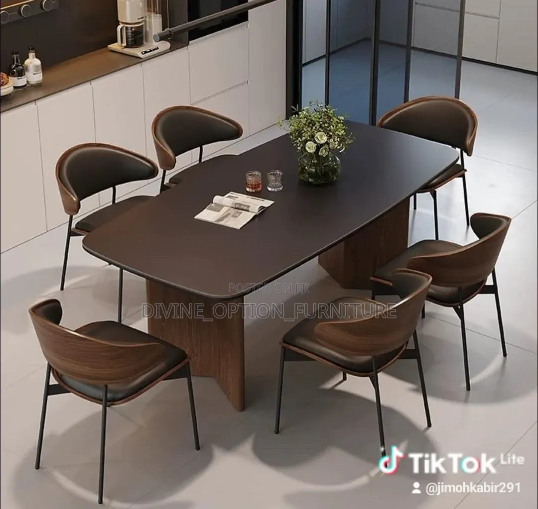 Contemporary Dinning Tables With 6chairs