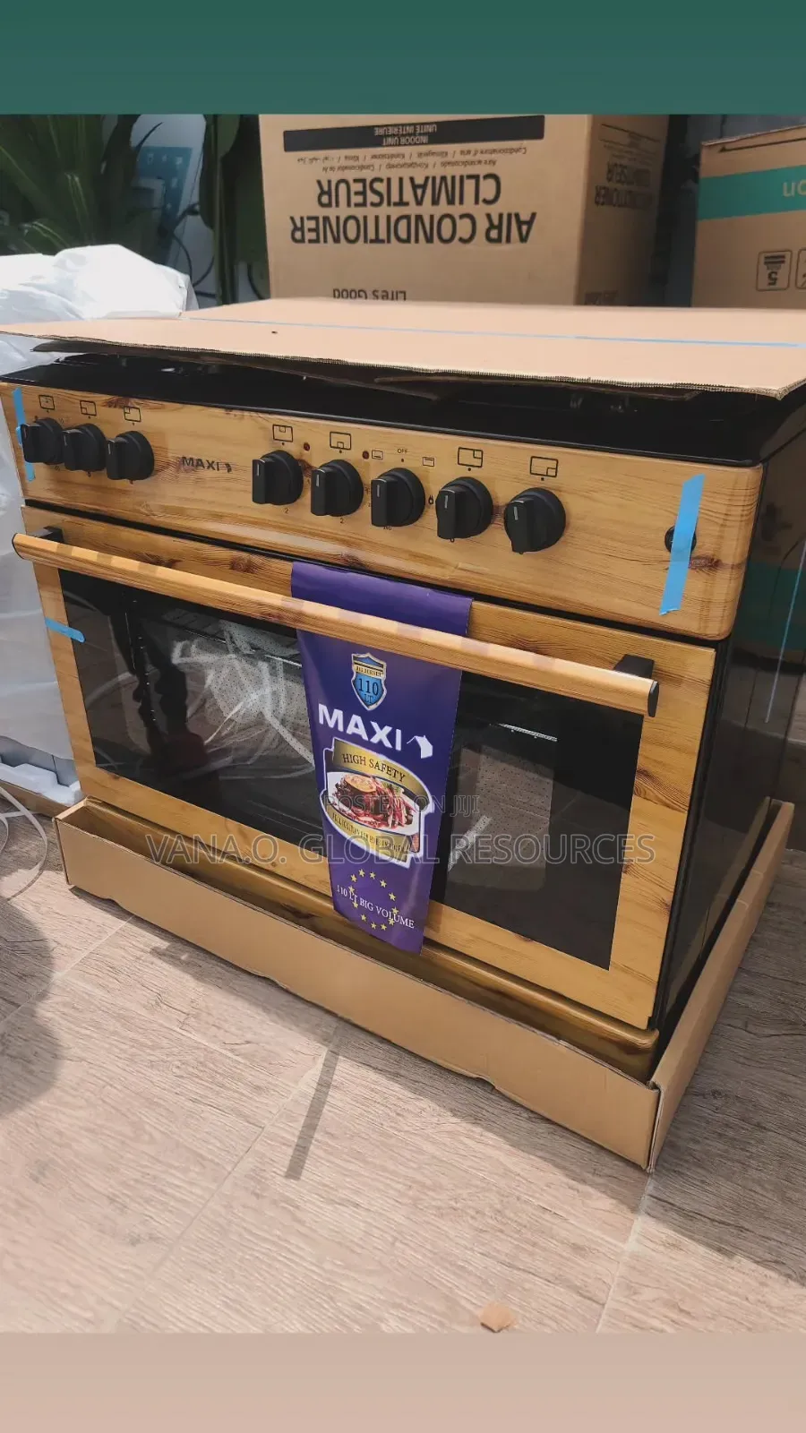 Maxi 60x90 Standing Gas Cooker 5burners