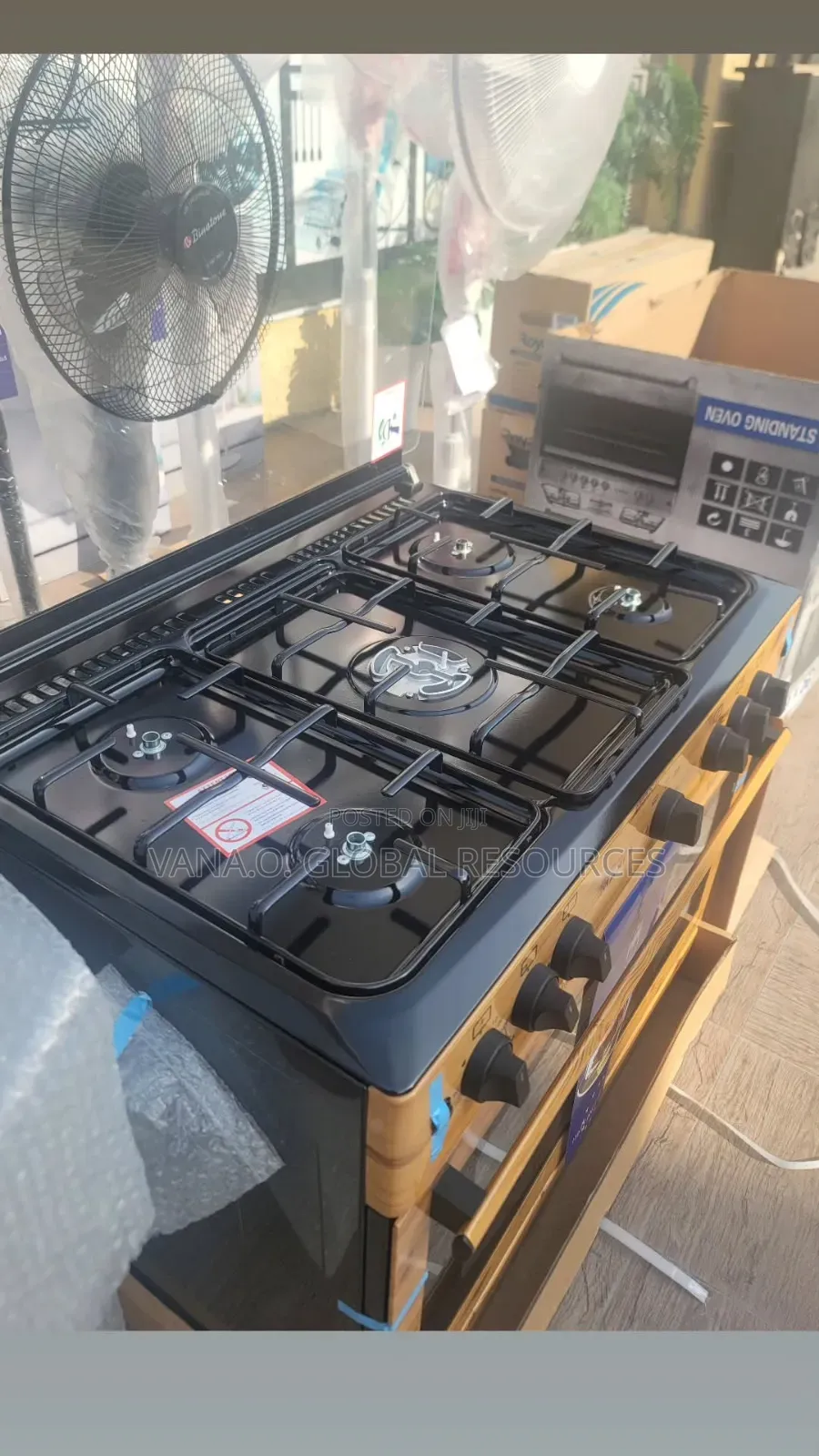 Maxi 60x90 Standing Gas Cooker 5burners