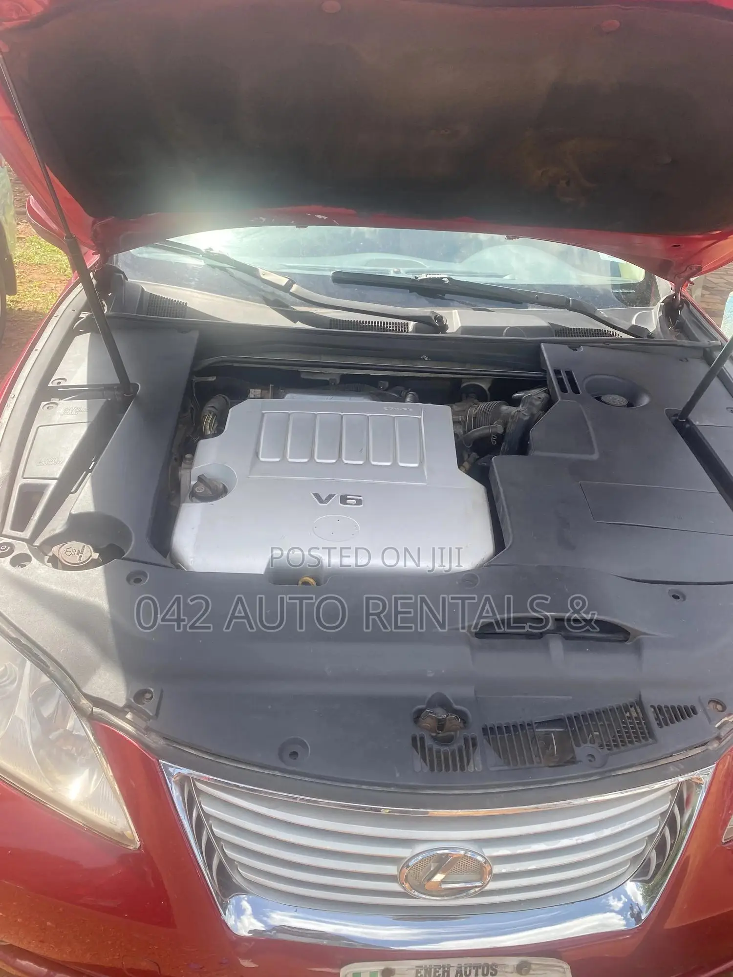 Lexus ES 350 2011 Red