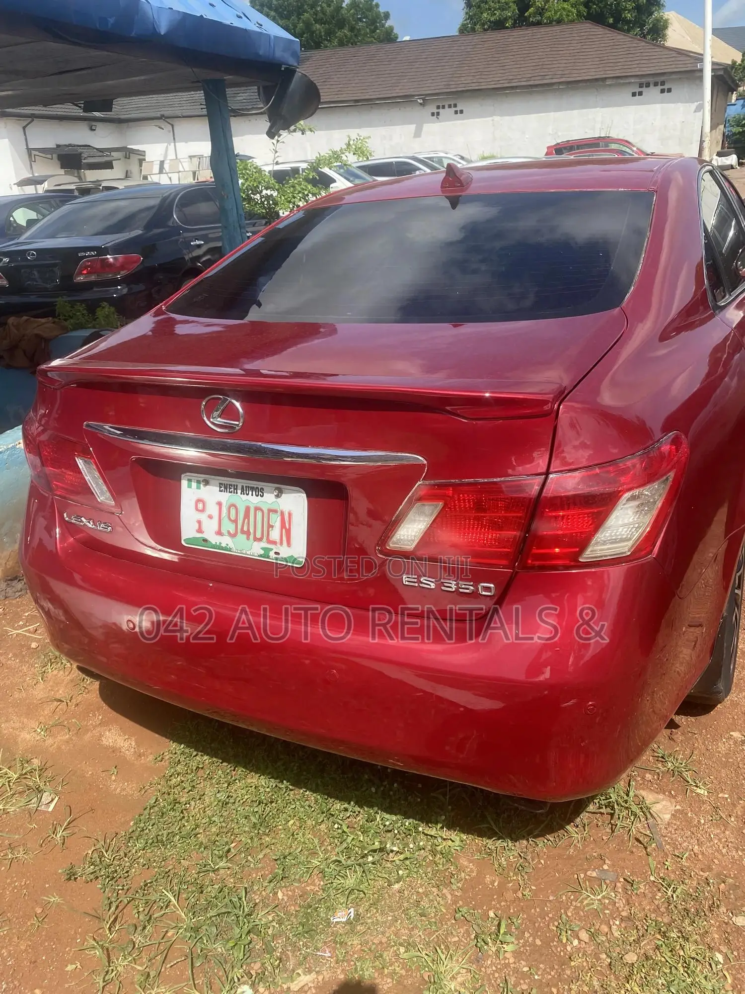 Lexus ES 350 2011 Red
