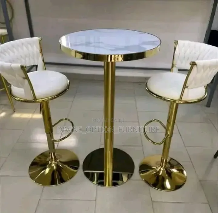 Contemporary Bar Stools With Table