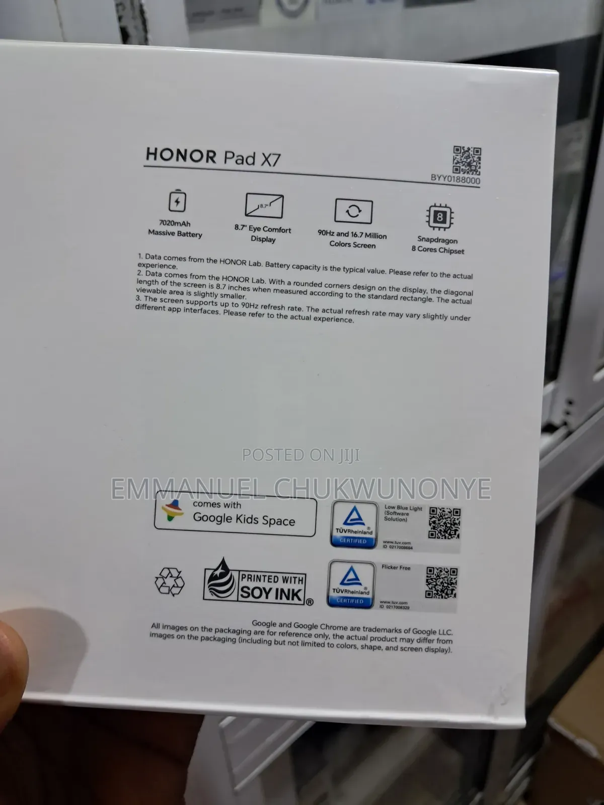 New Honor Pad X7 128 GB Black