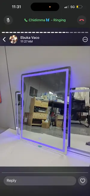 Led Mirror With Three Color Light