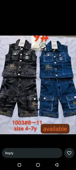 Jean Jean for Children Between 1year to 8years.