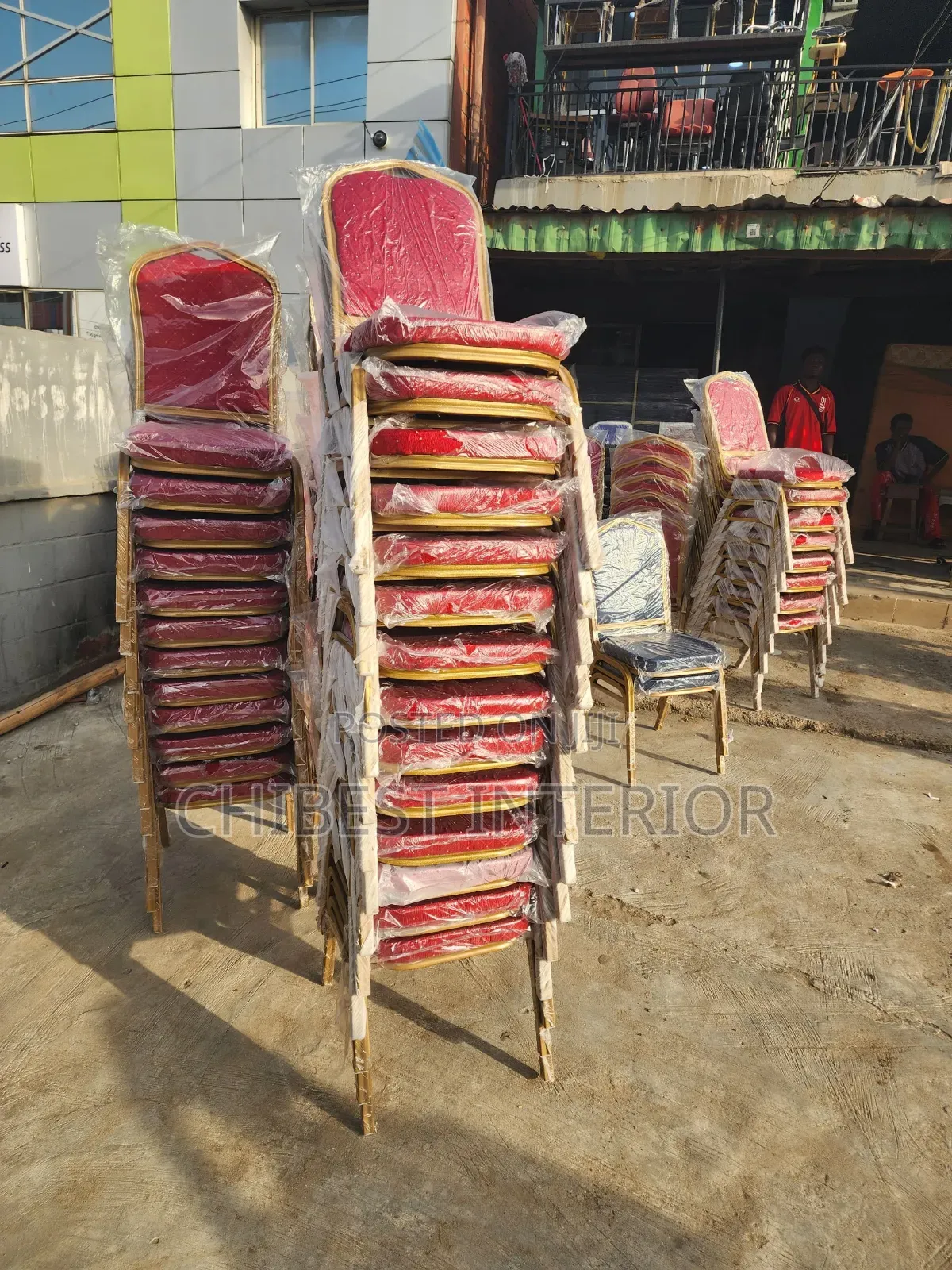 Large Size Banquet Multiple Chairs Available for Sale.