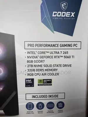 New Desktop Computer MSI Codex R2 32GB Intel Core Ultra 7 SSD 2T