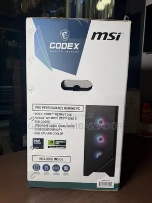 New Desktop Computer MSI Codex R2 32GB Intel Core Ultra 7 SSD 2T