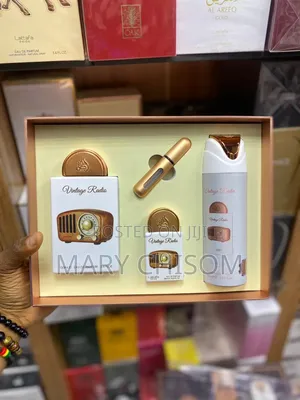 Lattafa Pride Vintage Radio Gift Set (100ml + 20ml + 200ml Spray)