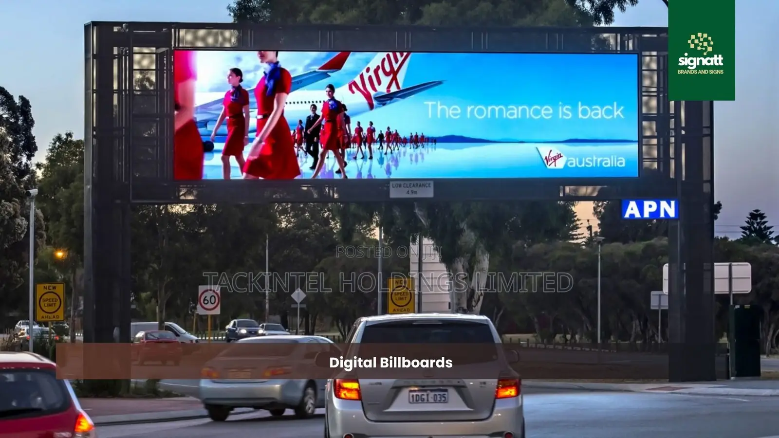 Traditional and Digital Billboard