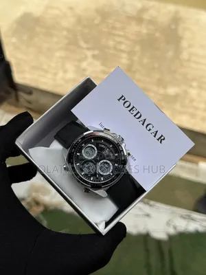 Poedagar Wristwatch Leather Strap