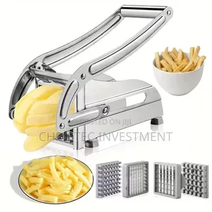 4 in 1 Vegetables Cutter,French Fries Cutter Stainless Steel Fruit