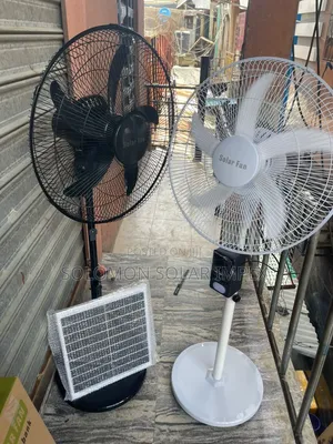 18-Inch Solar Fan With 1000ah Power Bank – Rechargeable Energy Saving