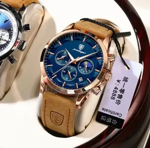 Poedagar Leather Wrist Watch