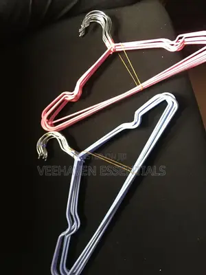 Coloured Hangers With Silver Handle