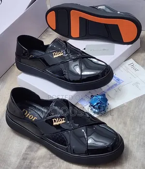 Dior Patent Cross Quilted Loafer