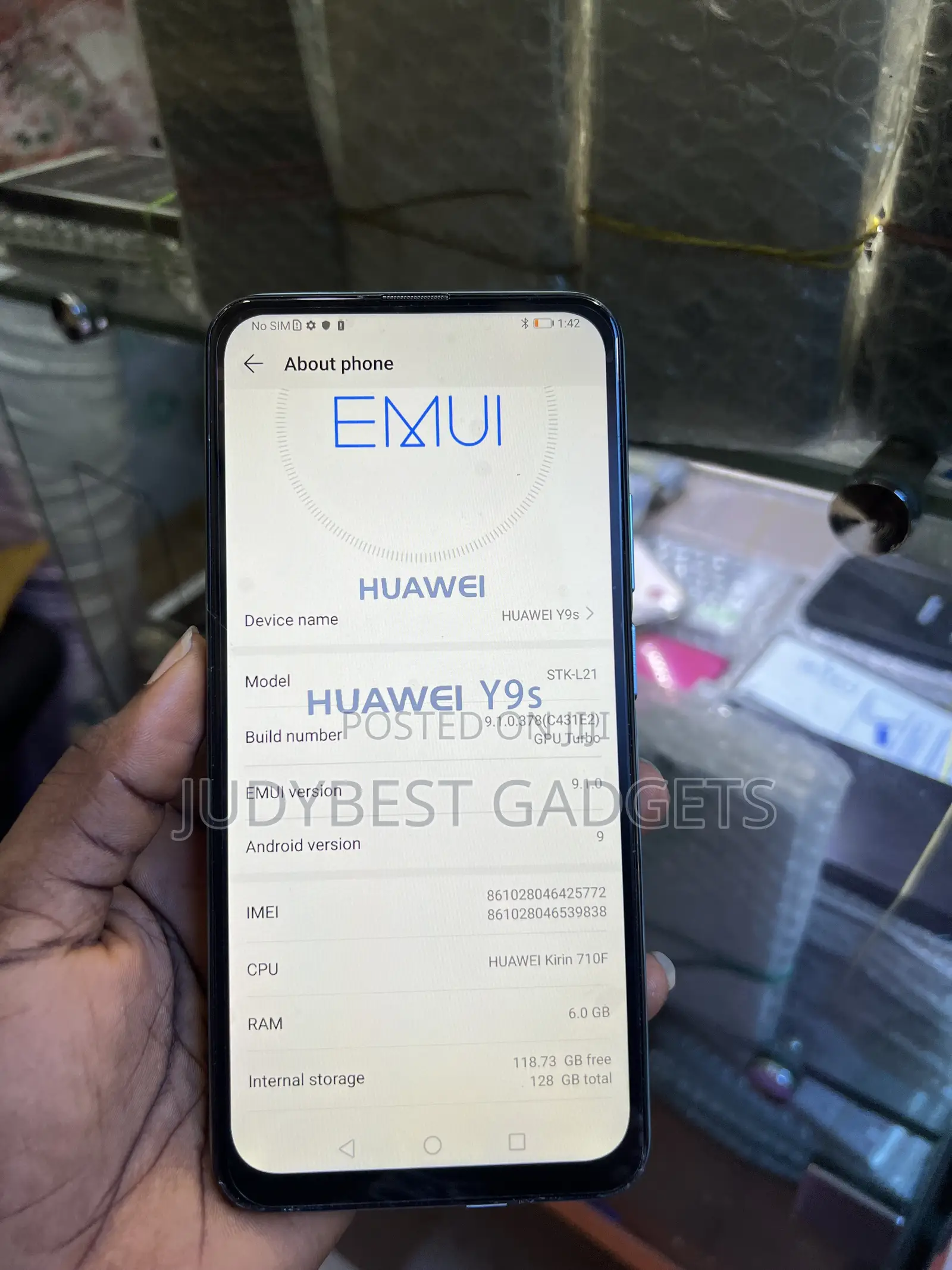Huawei Y9s 128 GB Blue