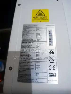 Beve 6kw Ip66 Dual MPPT Hybrid Solar Inverter