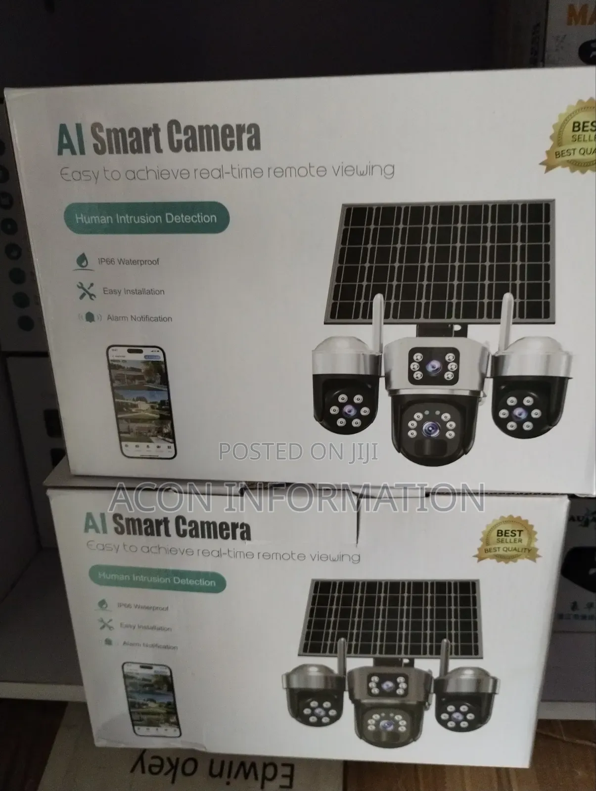 V380 Solar 3 Lens Camera
