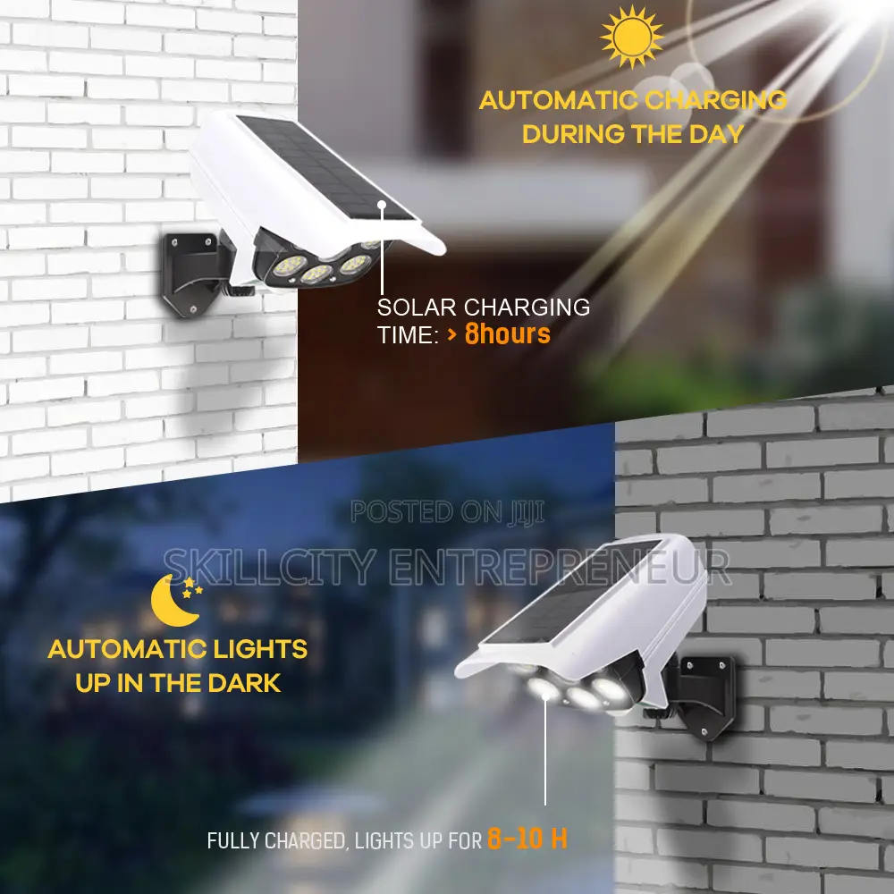 SMD Solar Rechargeable Security Light With Remote